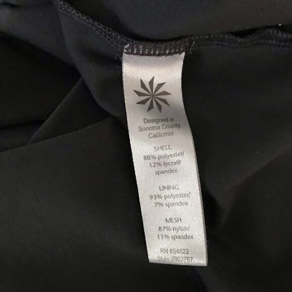 Athleta Charcoal Gray Workout Athletic Top - Picture 8 of 9